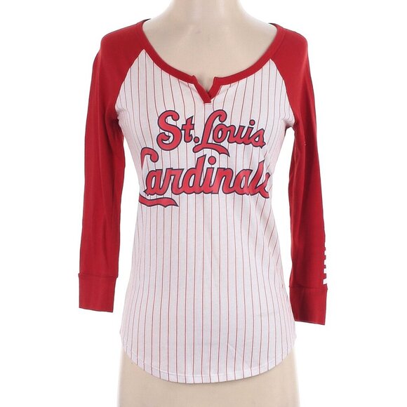 Victoria's Secret Pink Fifth & Ocean XS 3/4 sleeve t-shirt St. Louis Cardinals - Picture 1 of 3